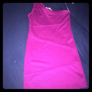 Fischia one shoulder off dress